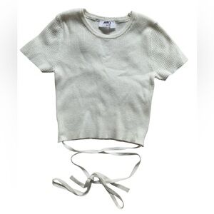 Double Zero Cream Crew Neck Sweater
Size S